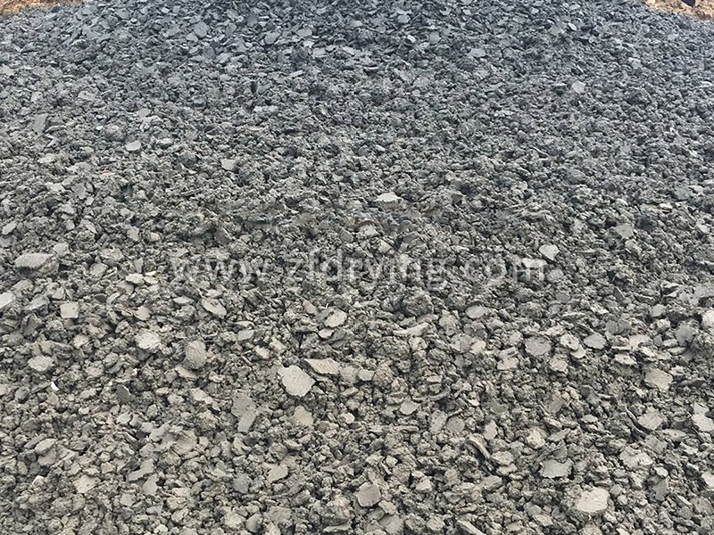 Sludge before drying